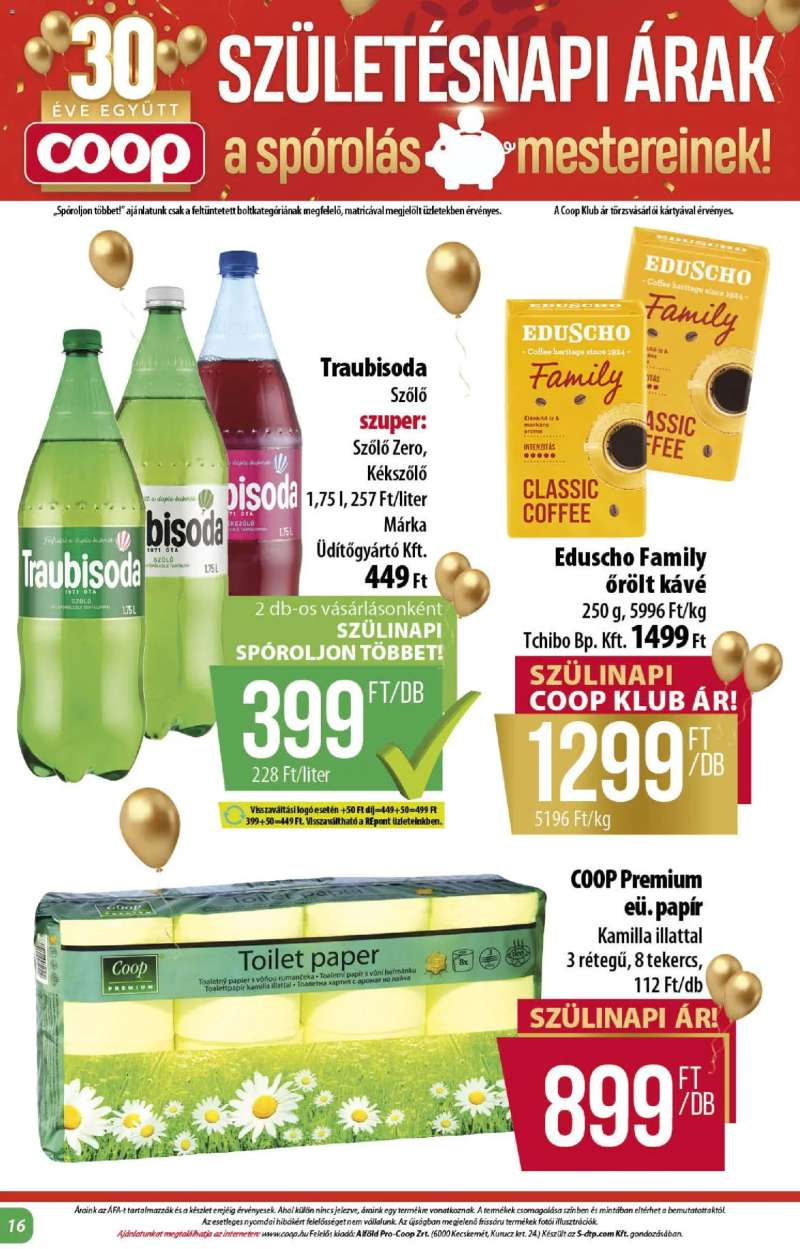 COOP Alföld Pro-Coop Zrt. - Abc szuper 16 oldal