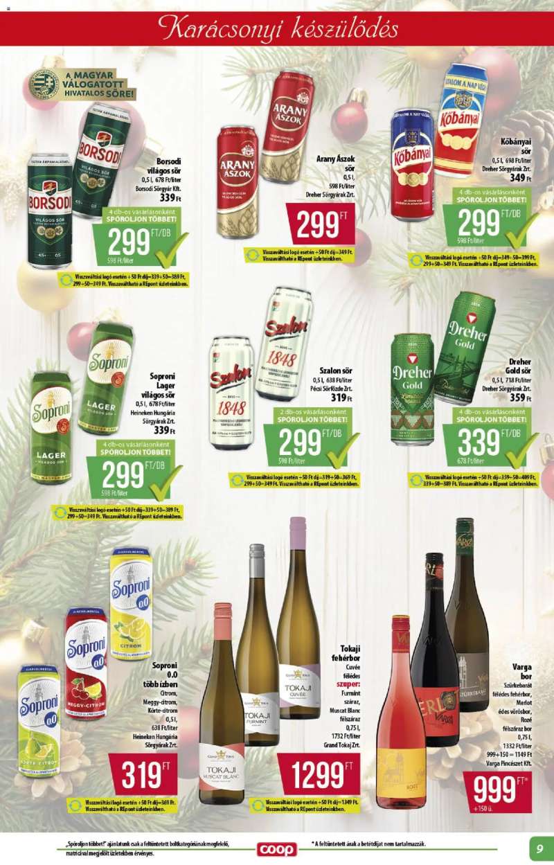 COOP Alföld Pro-Coop Zrt. - Abc szuper 9 oldal