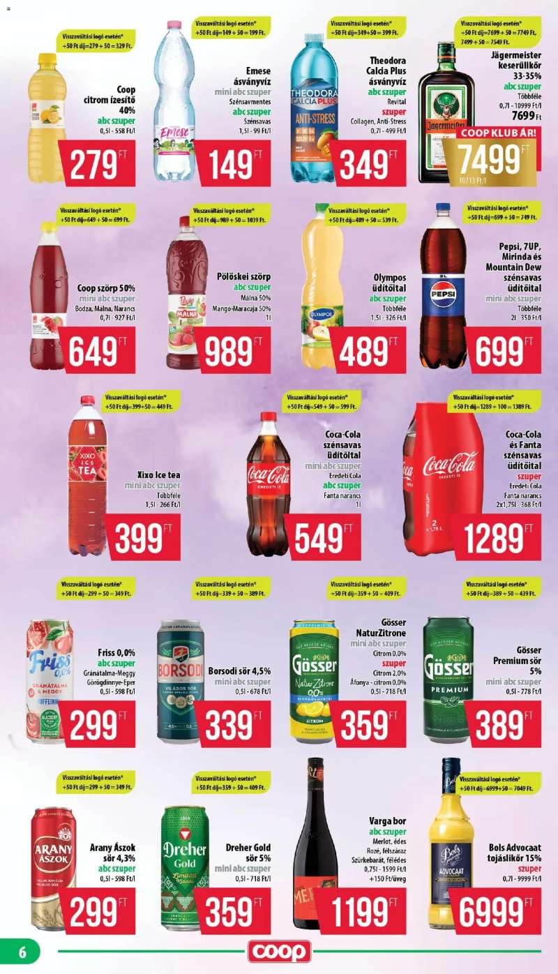 COOP Mecsek - Mini & Abc & Szuper 6 oldal