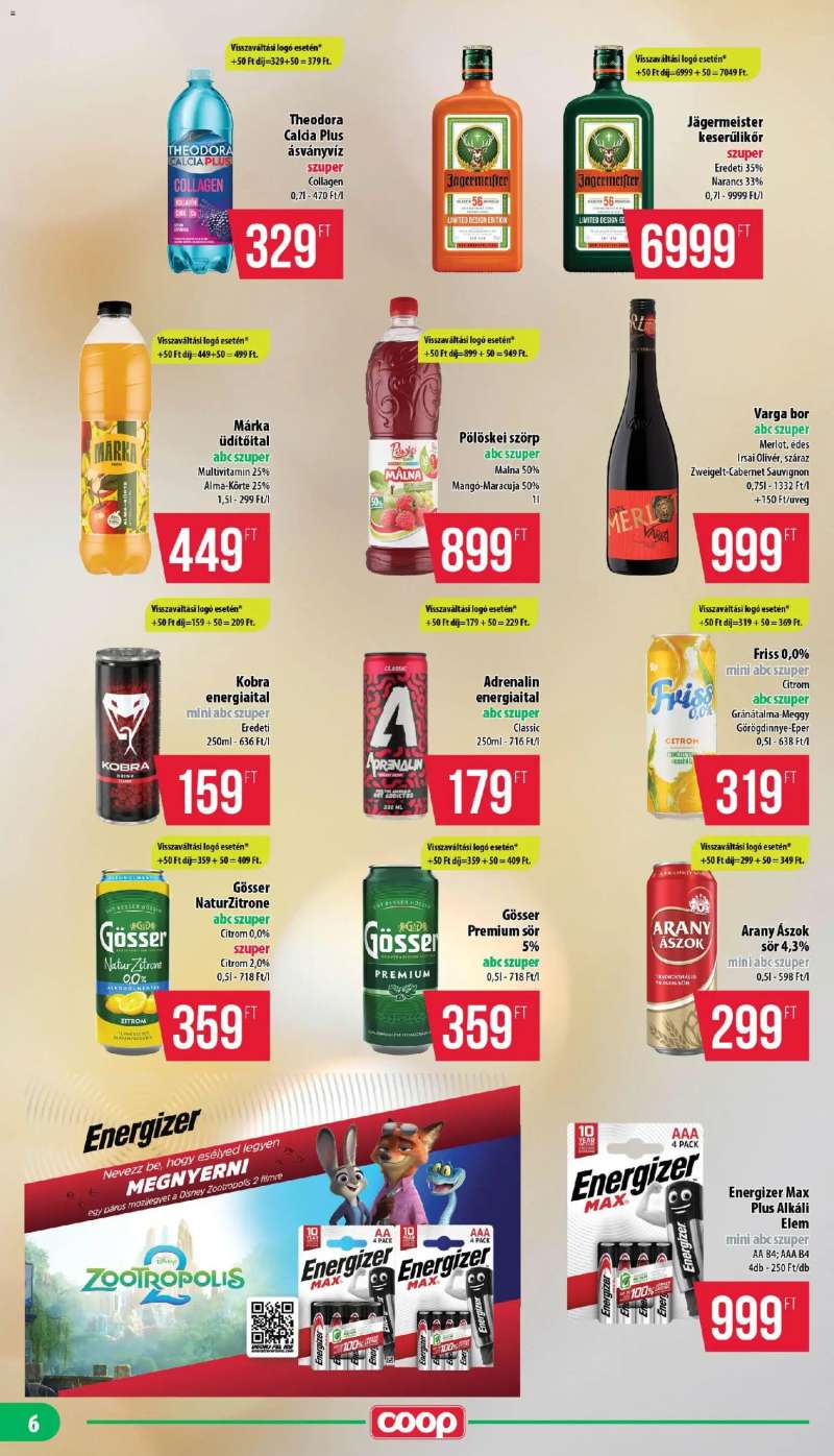 COOP Nyírzem - Mini & Abc & Szuper 6 oldal
