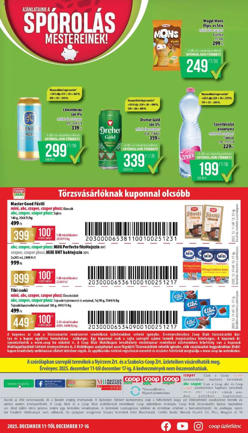 COOP Nyírzem - Mini & Abc & Szuper 8 oldal