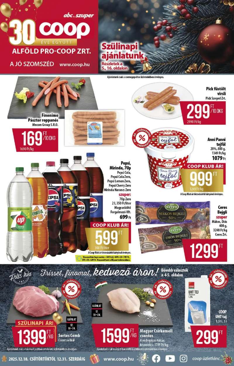 COOP Alföld Pro-Coop Zrt. - Abc szuper 1 oldal