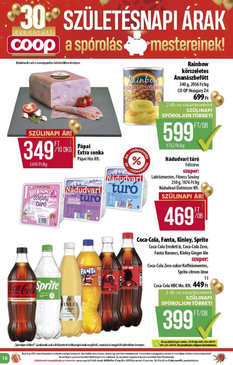 COOP Alföld Pro-Coop Zrt. - Abc szuper 16 oldal