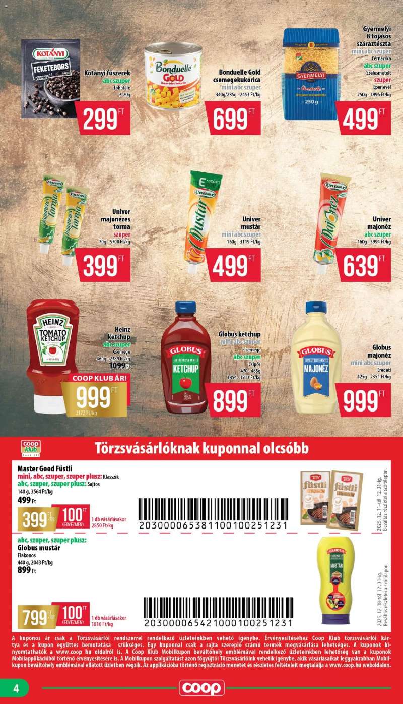 COOP Nyírzem - Mini & Abc & Szuper 4 oldal