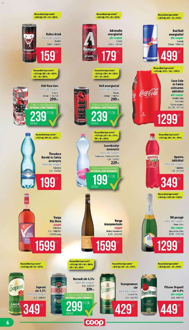 COOP Nyírzem - Mini & Abc & Szuper 6 oldal