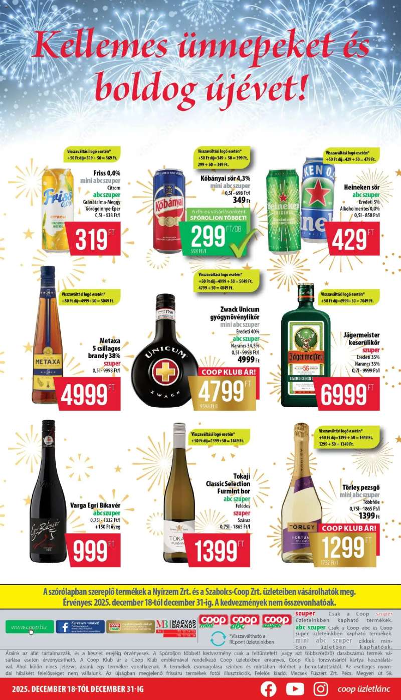 COOP Nyírzem - Mini & Abc & Szuper 8 oldal