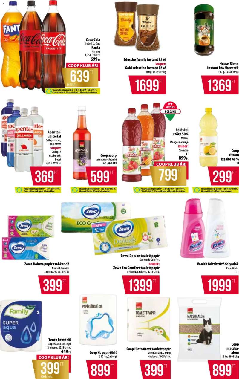 COOP Akciós újság COOP 7 oldal