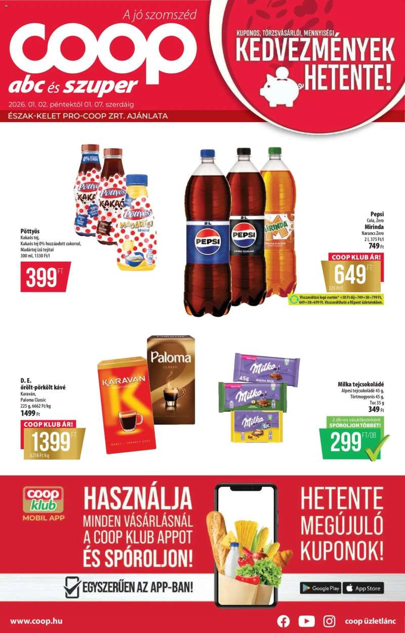 COOP Észak Kelet Pro-Coop Zrt 1 oldal