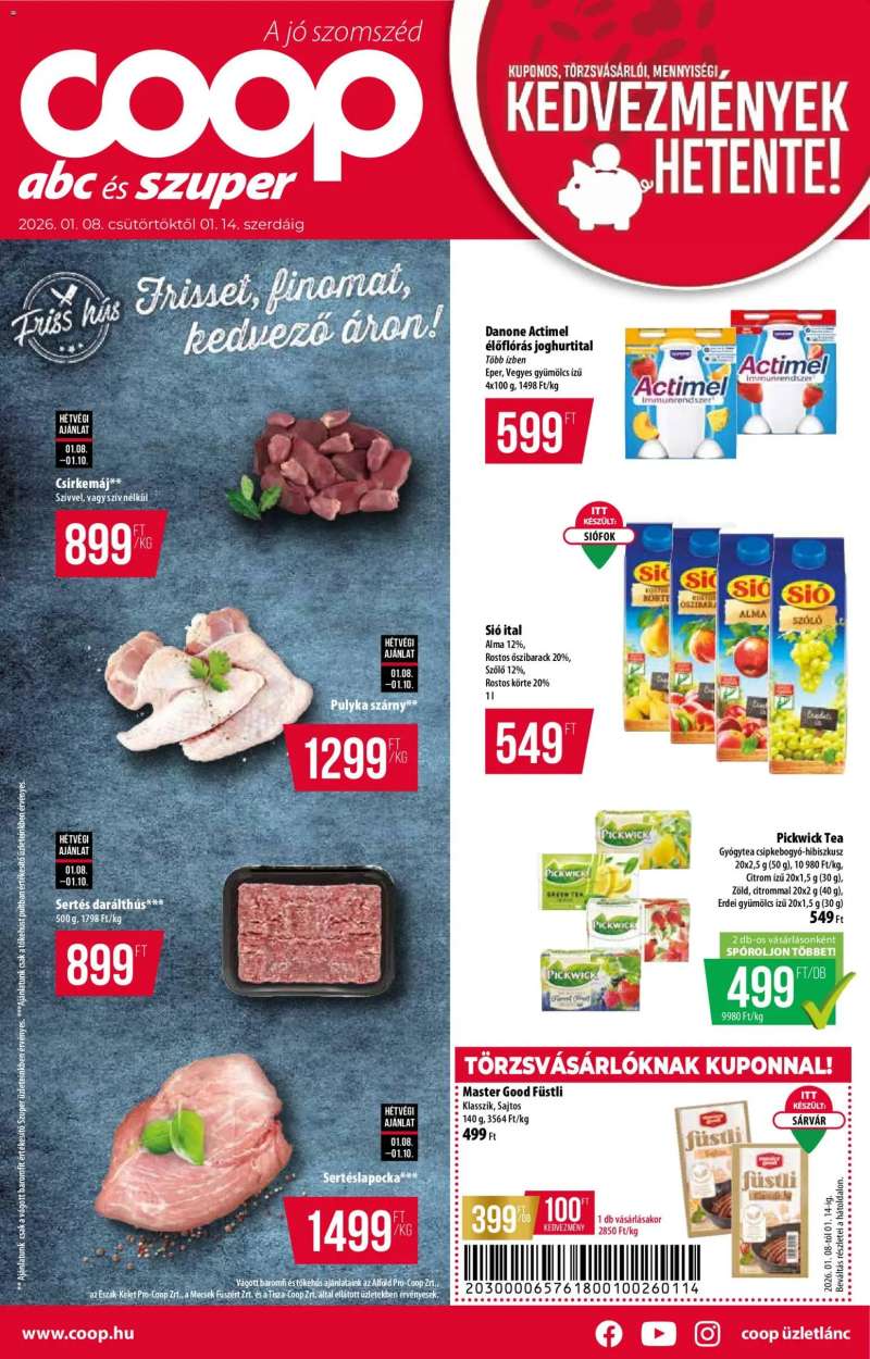 COOP Akciós újság COOP 1 oldal