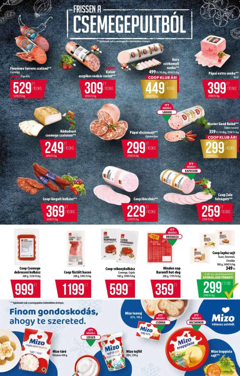 COOP Akciós újság COOP 2 oldal