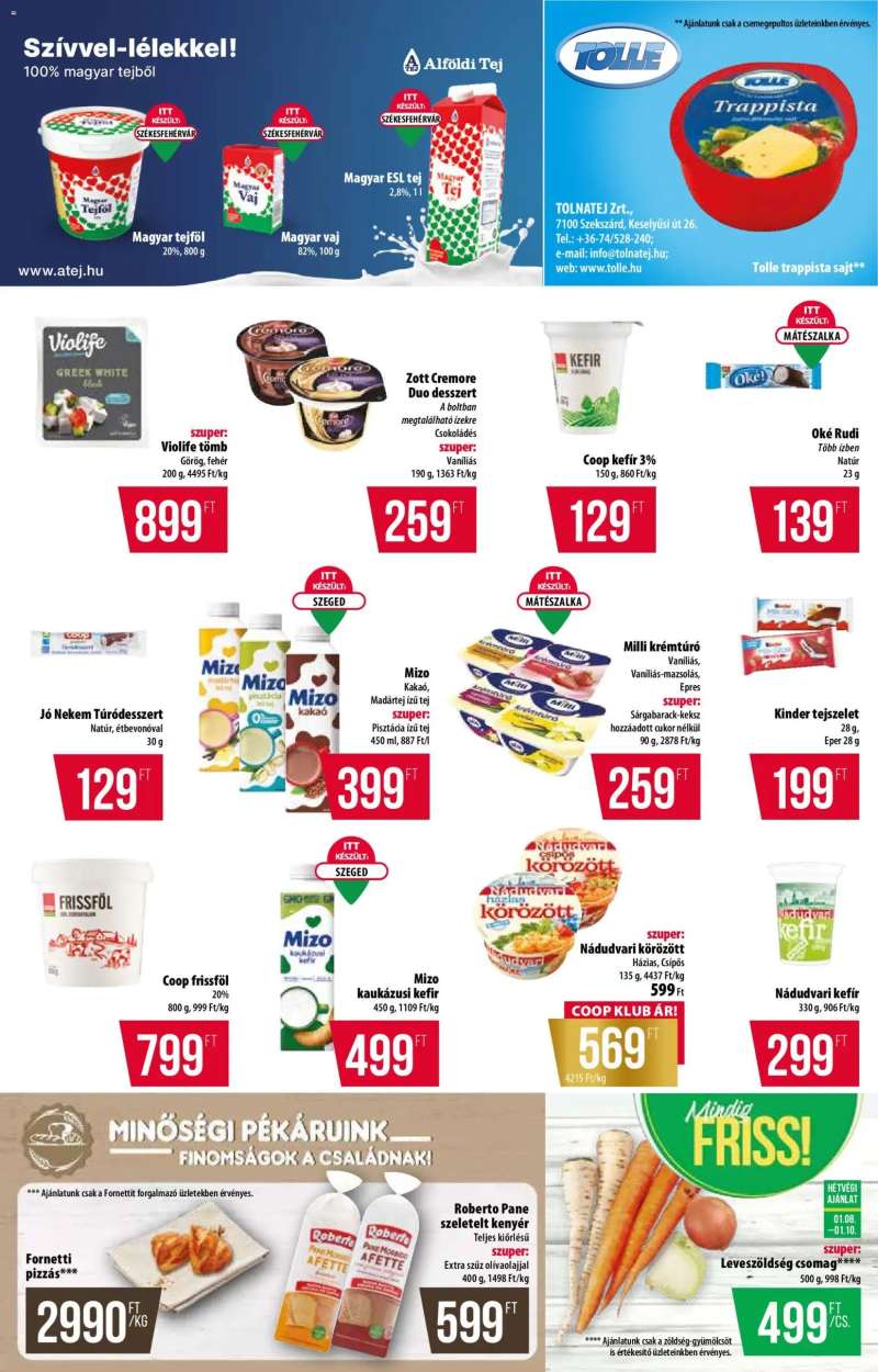 COOP Akciós újság COOP 3 oldal