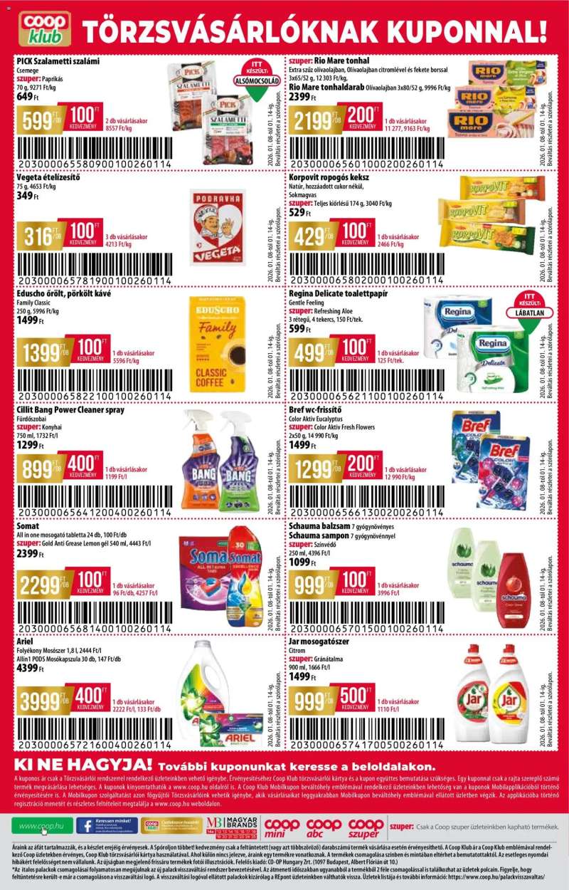COOP Akciós újság COOP 8 oldal