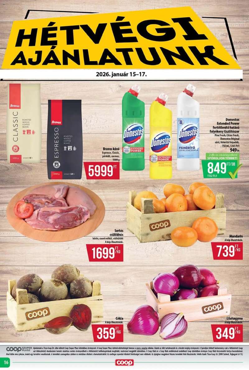 COOP Tisza - Szuper Plusz 16 oldal