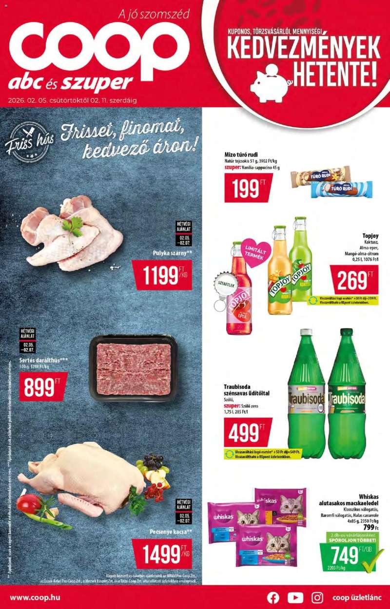 COOP Akciós újság COOP 1 oldal