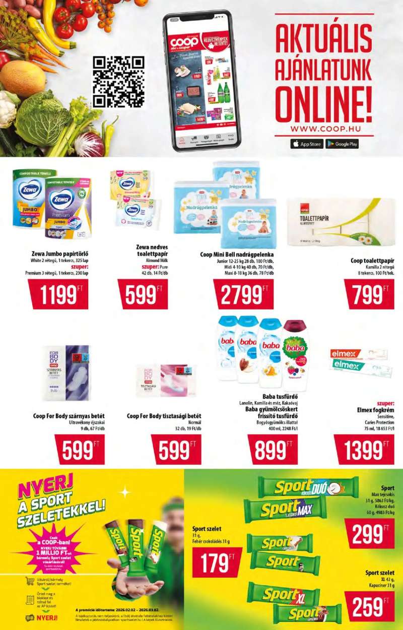 COOP Akciós újság COOP 10 oldal