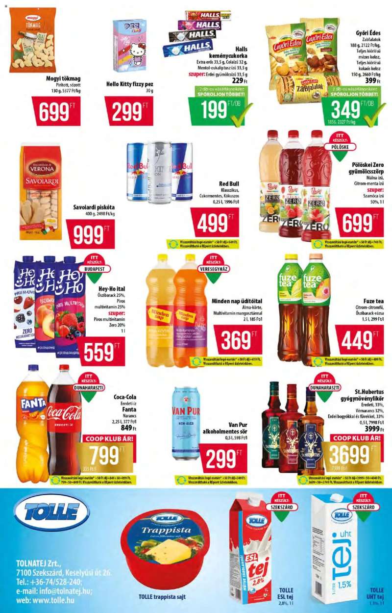 COOP Akciós újság COOP 8 oldal