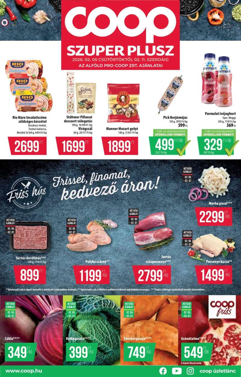 COOP Alföld Pro-Coop Zrt. - Szuper Plus 1 oldal