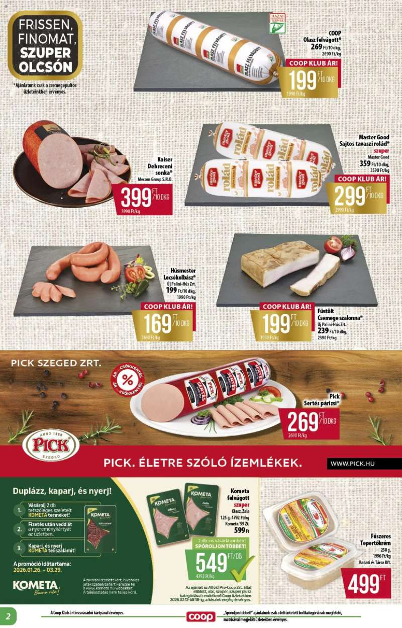 COOP Alföld Pro-Coop Zrt. - Abc szuper 2 oldal