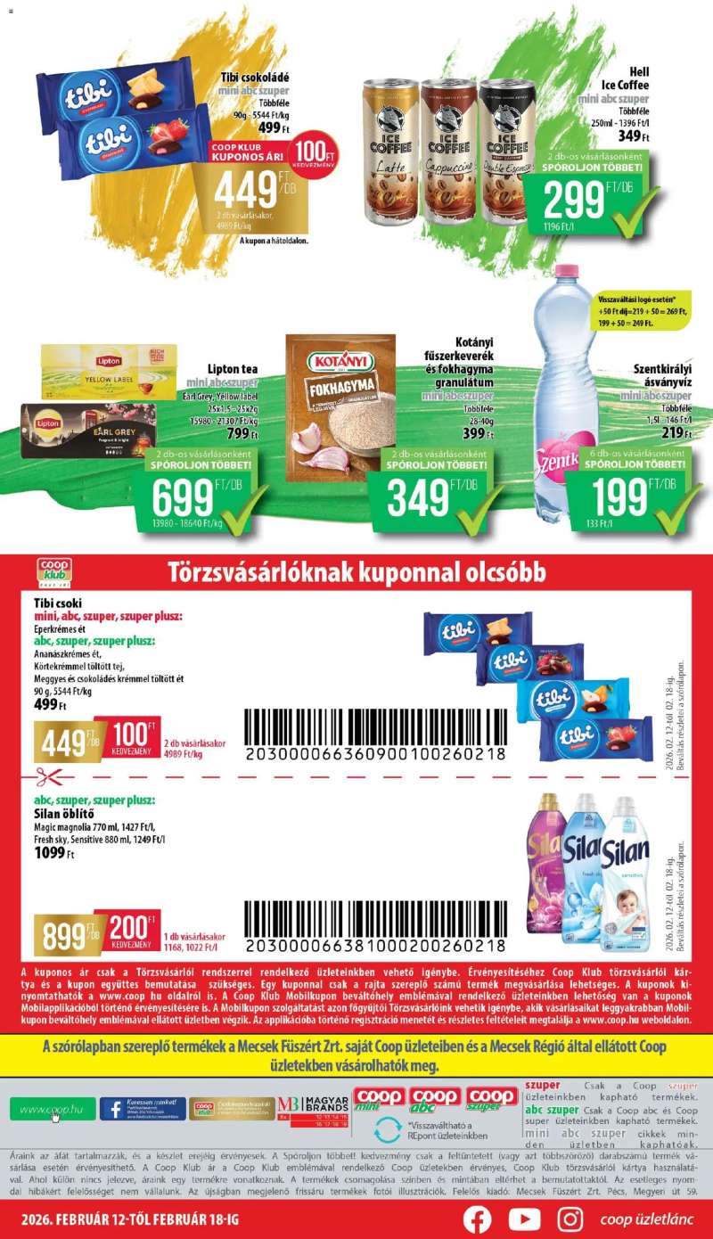 COOP Mecsek - Mini & Abc & Szuper 8 oldal