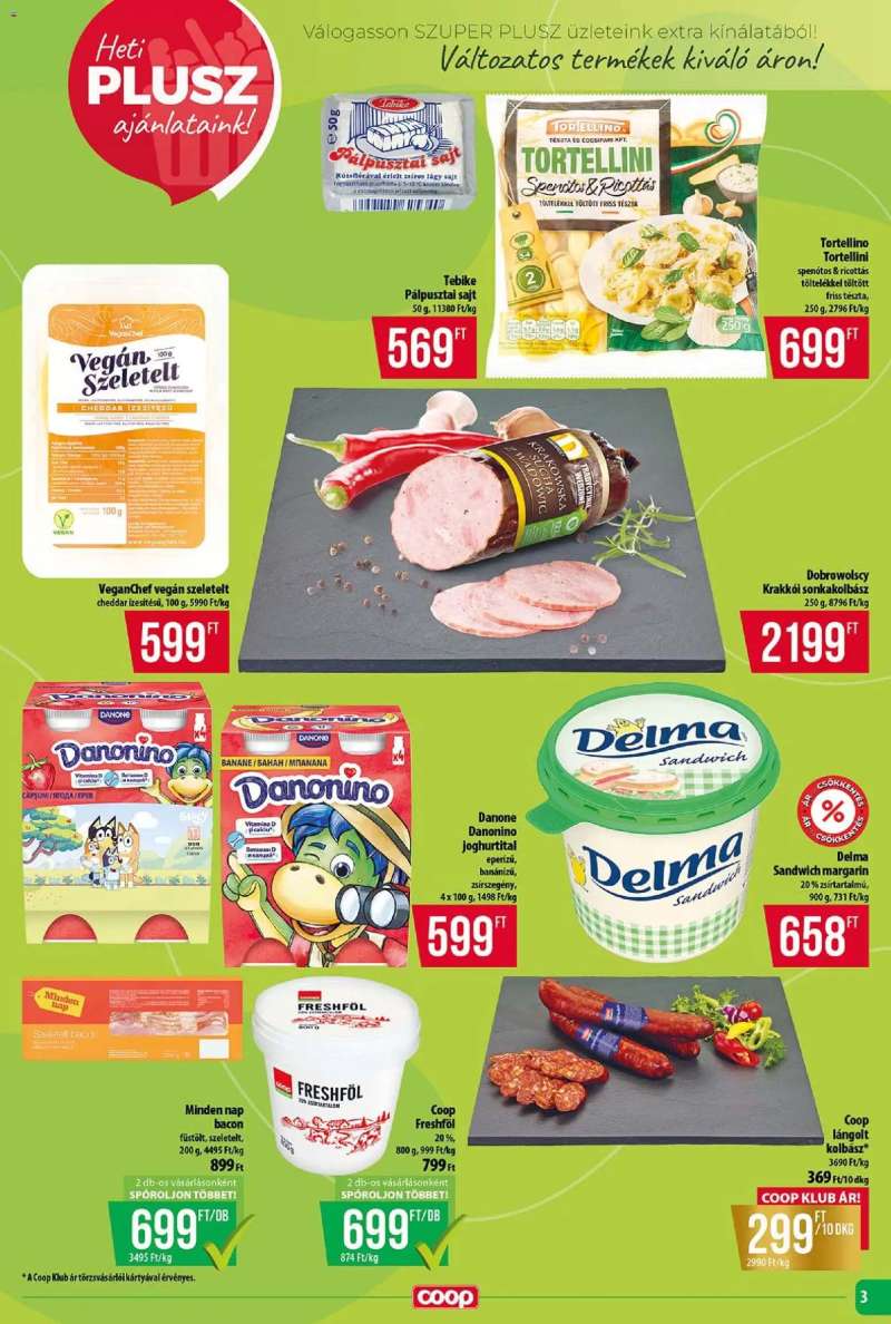 COOP Tisza - Szuper Plusz 3 oldal