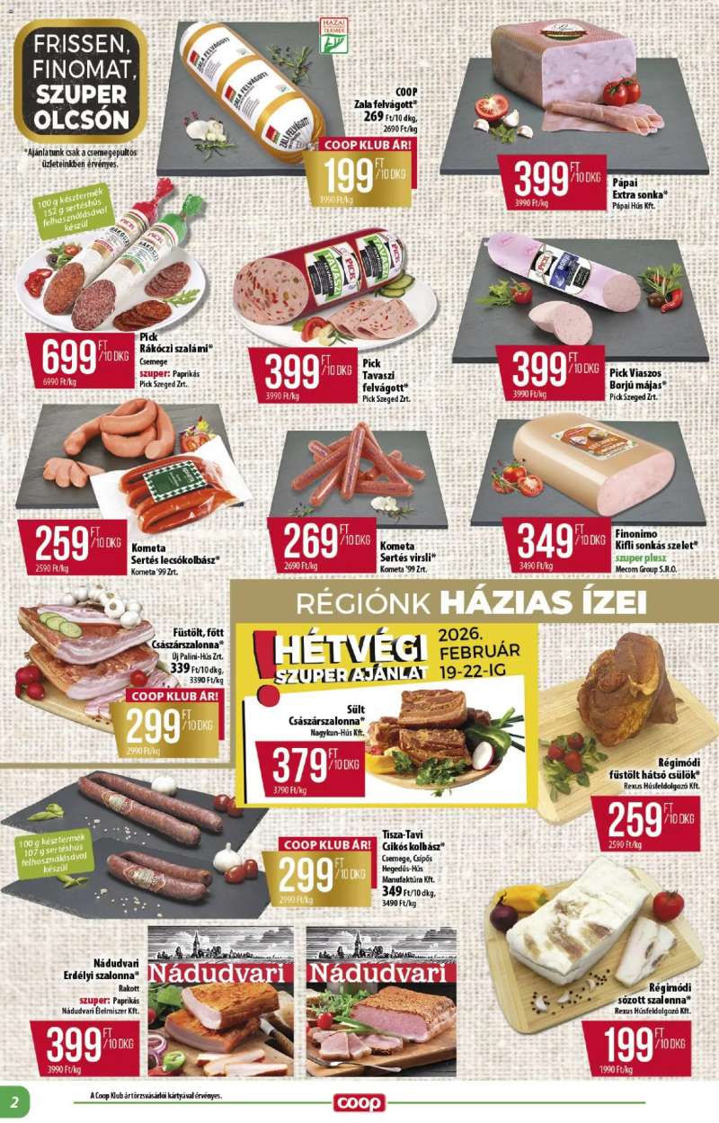 COOP Alföld Pro-Coop Zrt. - Abc szuper 2 oldal