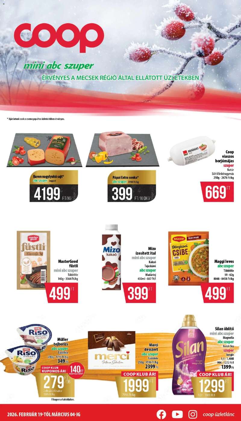 COOP Mecsek - Mini & Abc & Szuper 1 oldal