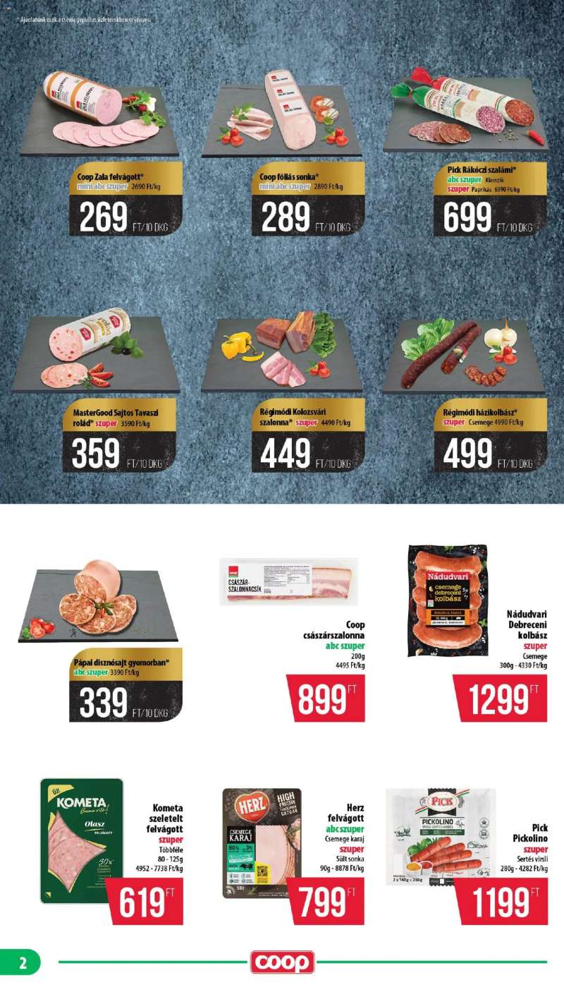 COOP Nyírzem - Mini & Abc & Szuper 2 oldal