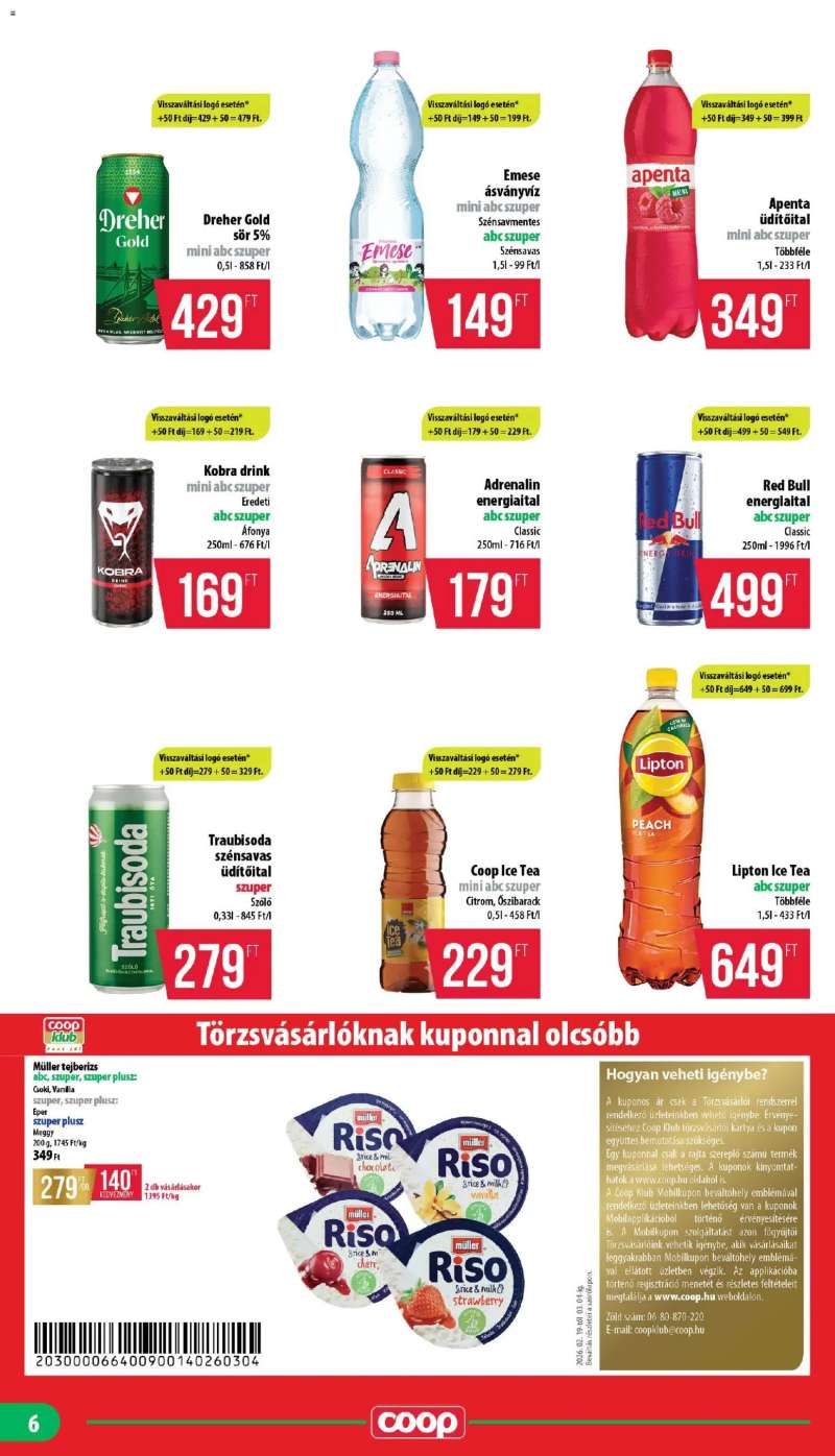 COOP Nyírzem - Mini & Abc & Szuper 6 oldal