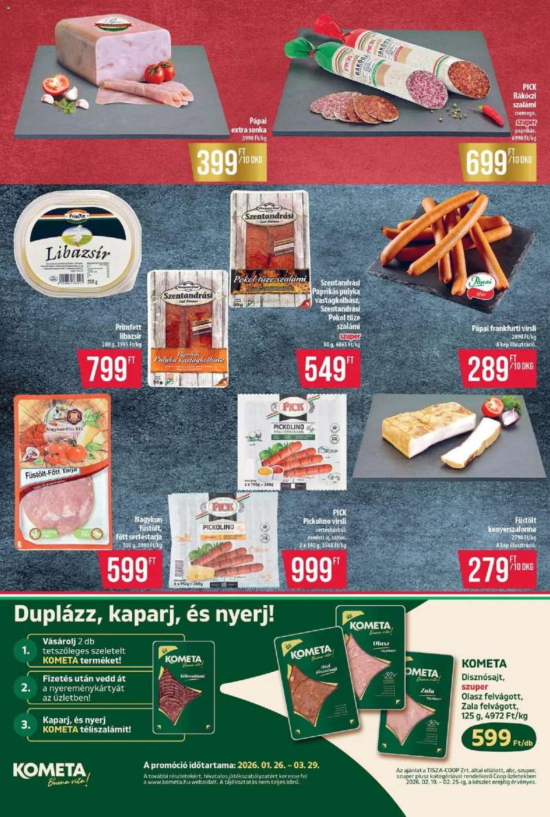 COOP Tisza - Abc & Szuper 4 oldal