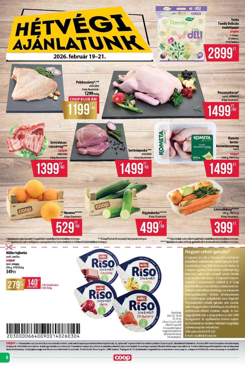 COOP Tisza - Abc & Szuper 8 oldal