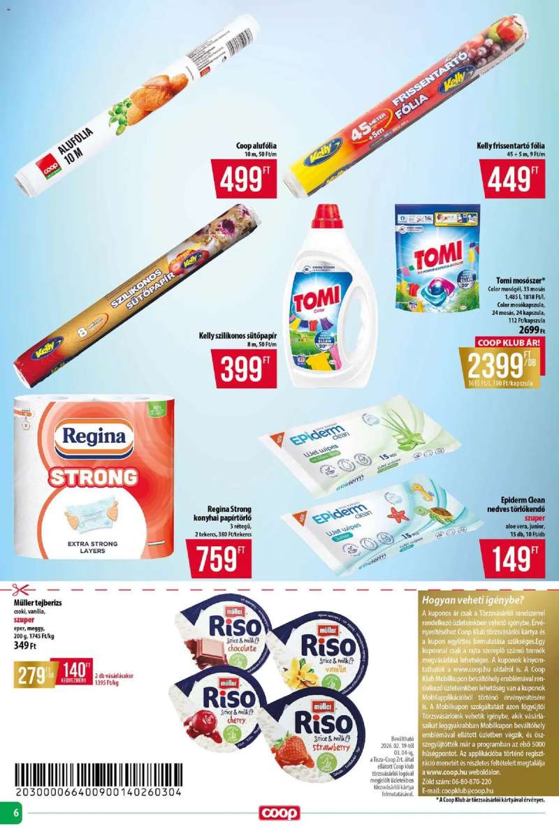 COOP Tisza - Abc & Szuper 6 oldal