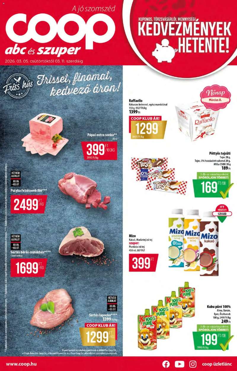 COOP Akciós újság COOP 1 oldal