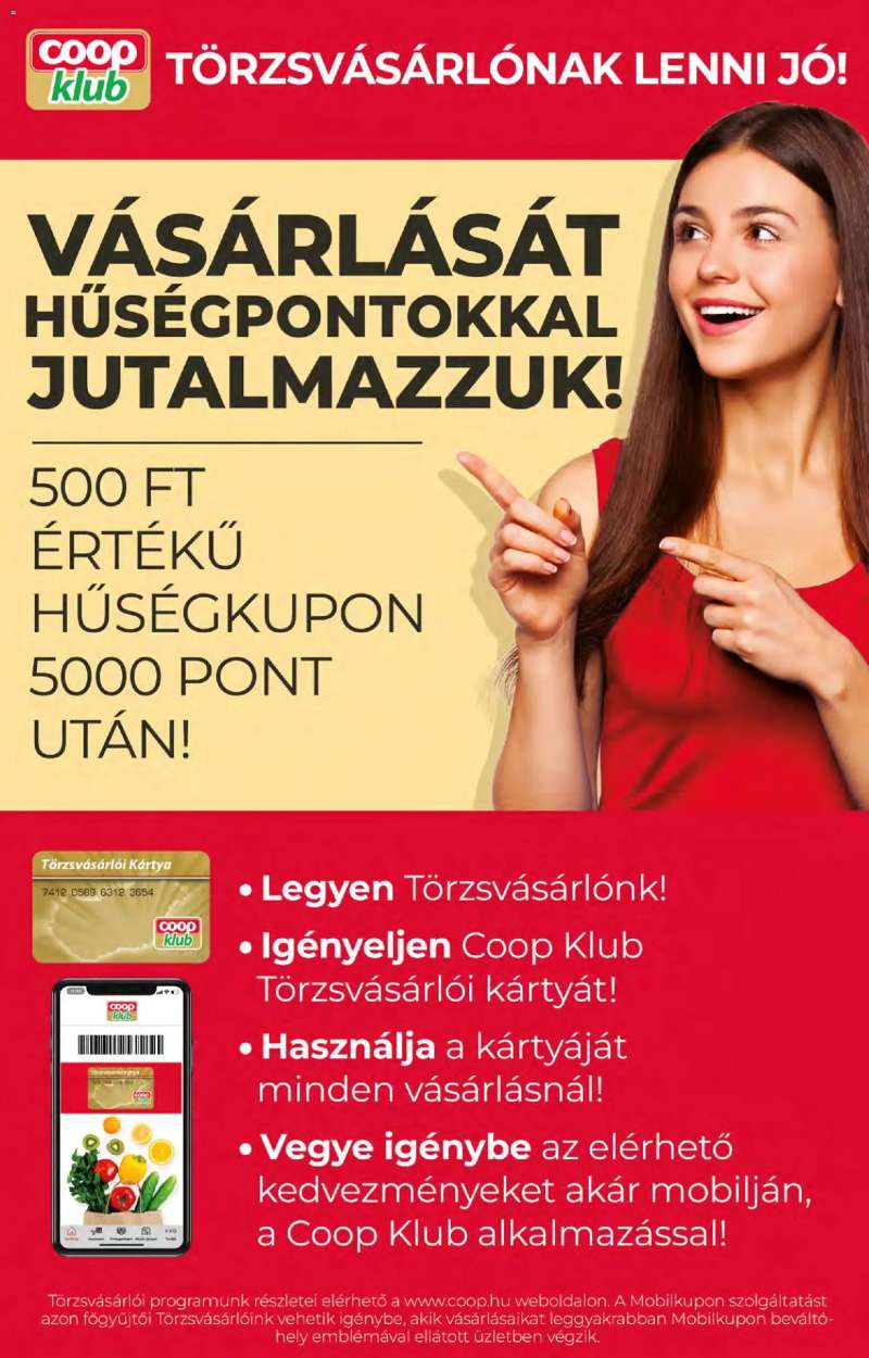 COOP Akciós újság COOP 3 oldal