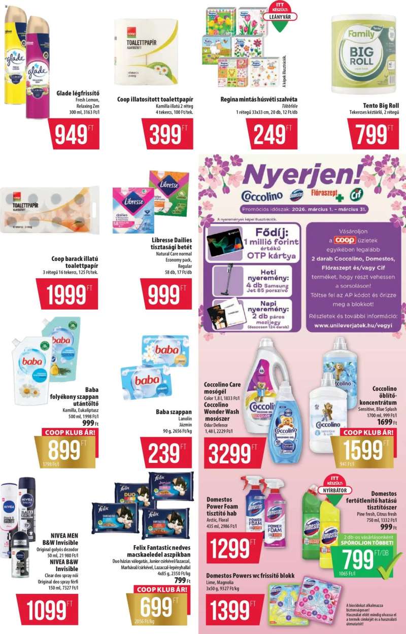 COOP COOP - Újság Észak Kelet Pro-Coop Zrt Szuper Plusz 11 oldal