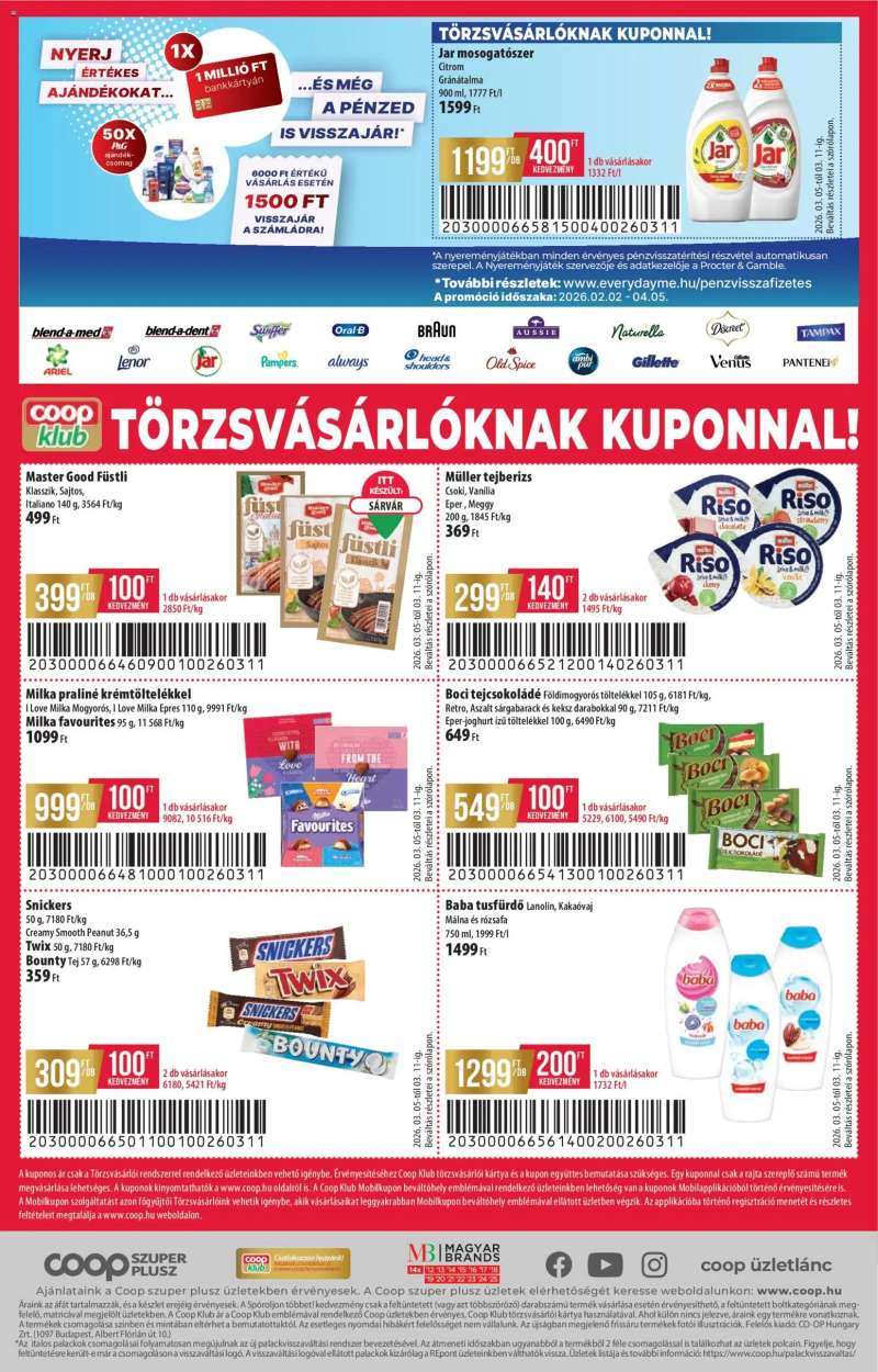 COOP COOP - Újság Észak Kelet Pro-Coop Zrt Szuper Plusz 12 oldal