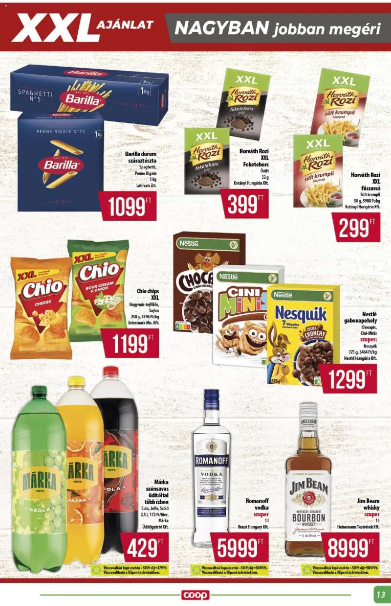 COOP COOP - Abc & szuper / Alföld Pro-Coop Zrt. 13 oldal