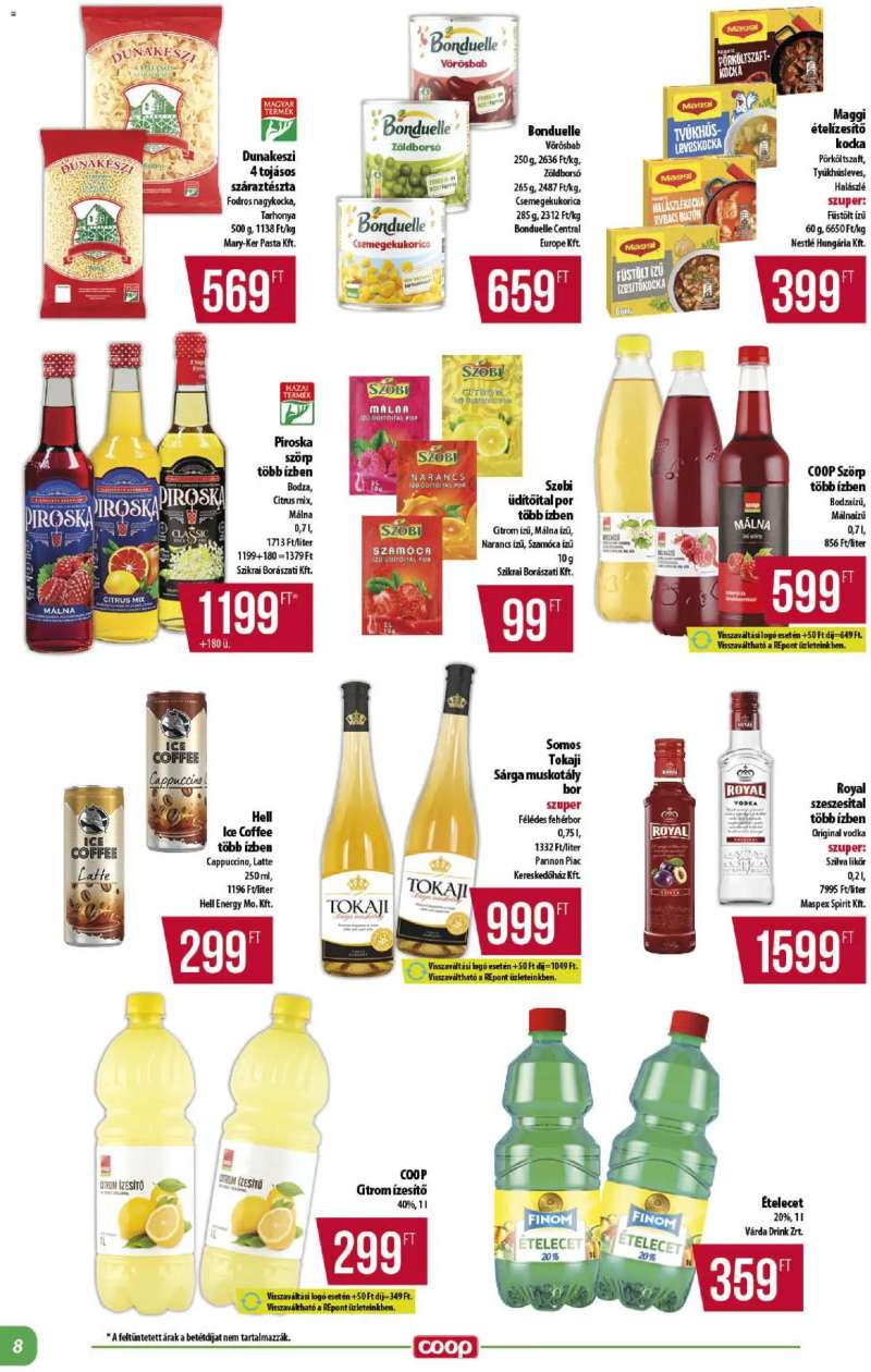 COOP COOP - Abc & szuper / Alföld Pro-Coop Zrt. 8 oldal
