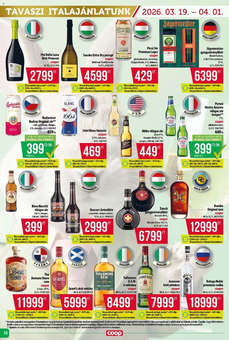 COOP COOP - Abc & Szuper / Tisza 10 oldal