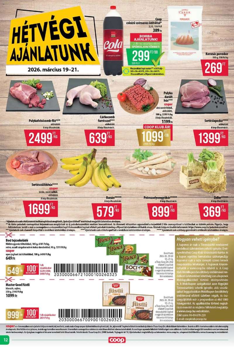 COOP COOP - Abc & Szuper / Tisza 12 oldal