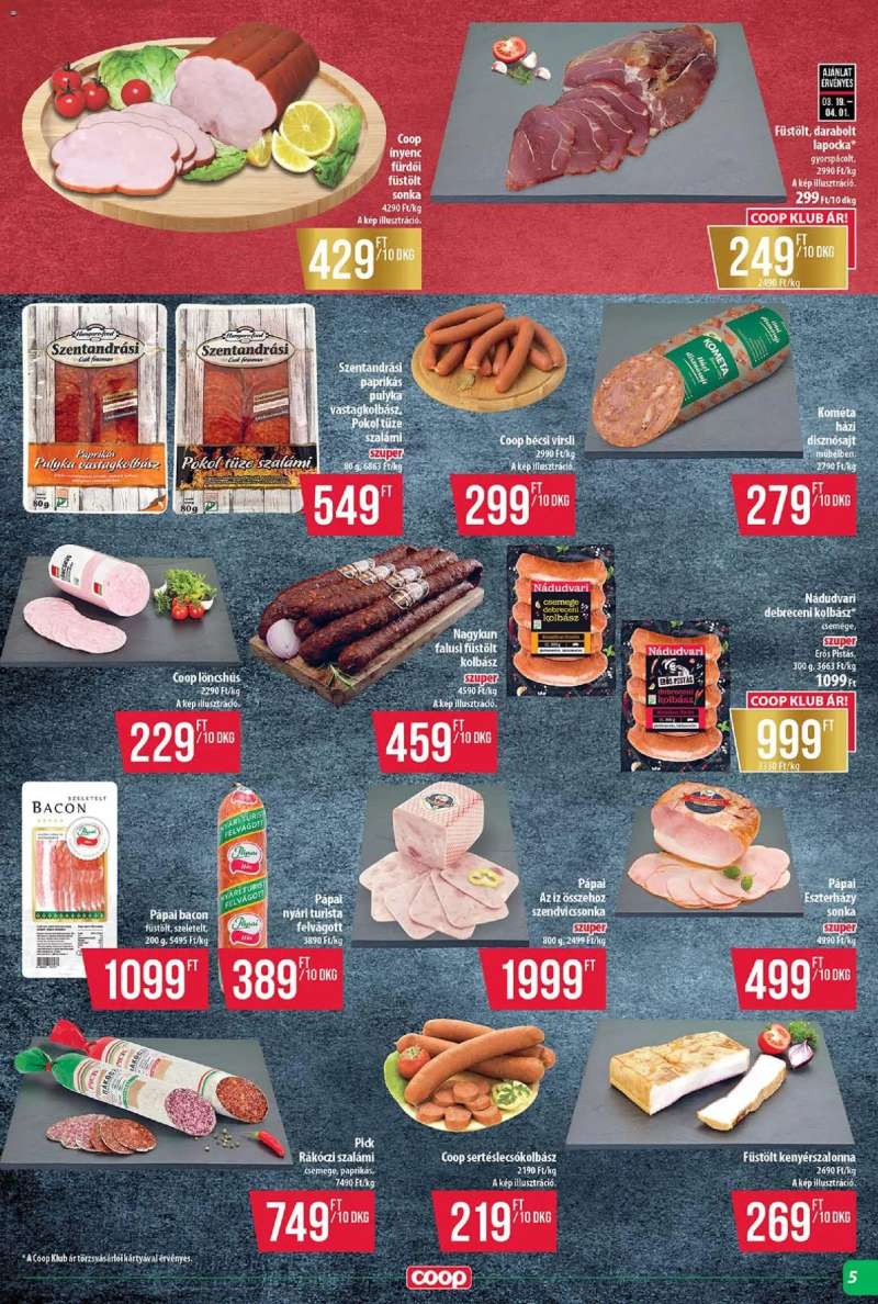 COOP COOP - Abc & Szuper / Tisza 5 oldal