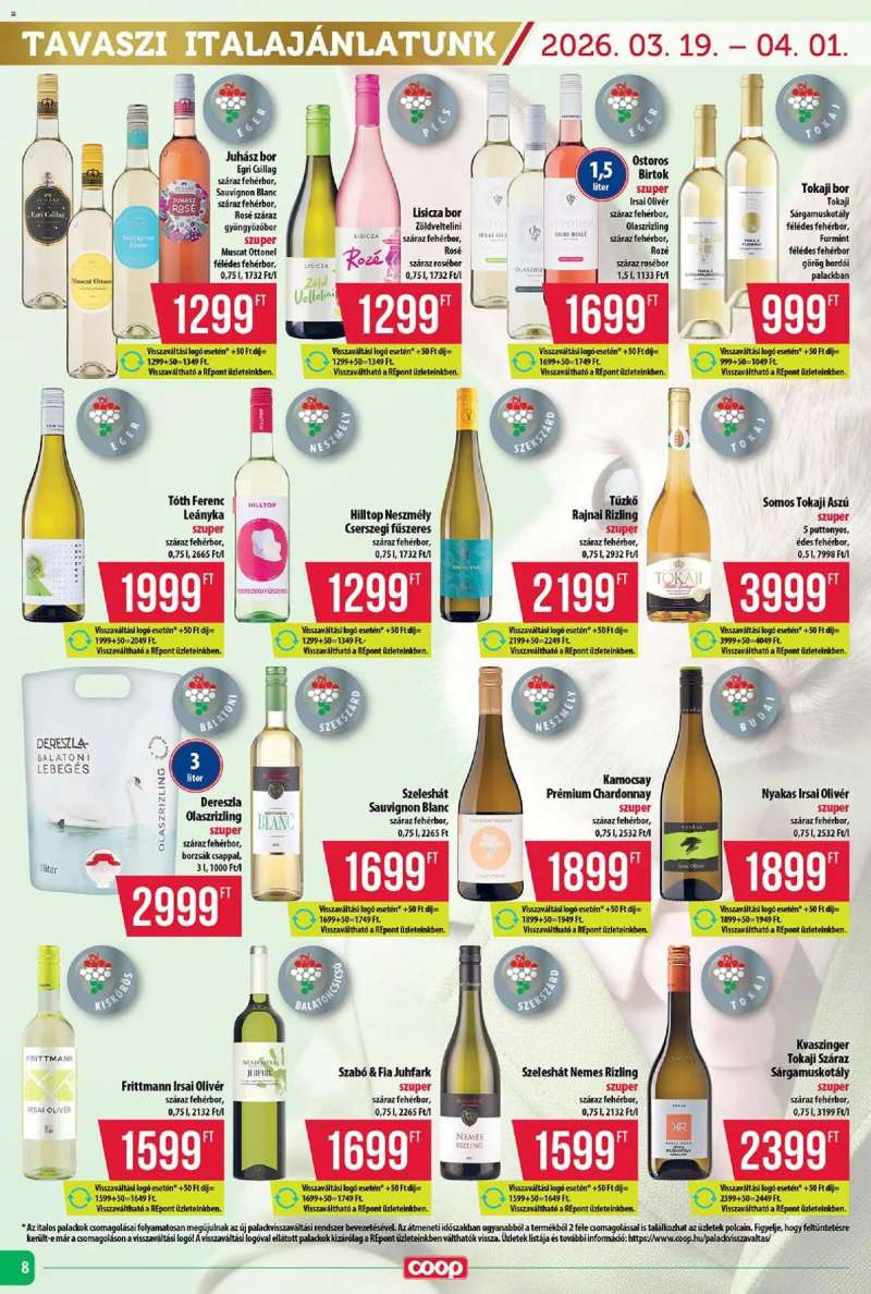 COOP COOP - Abc & Szuper / Tisza 8 oldal