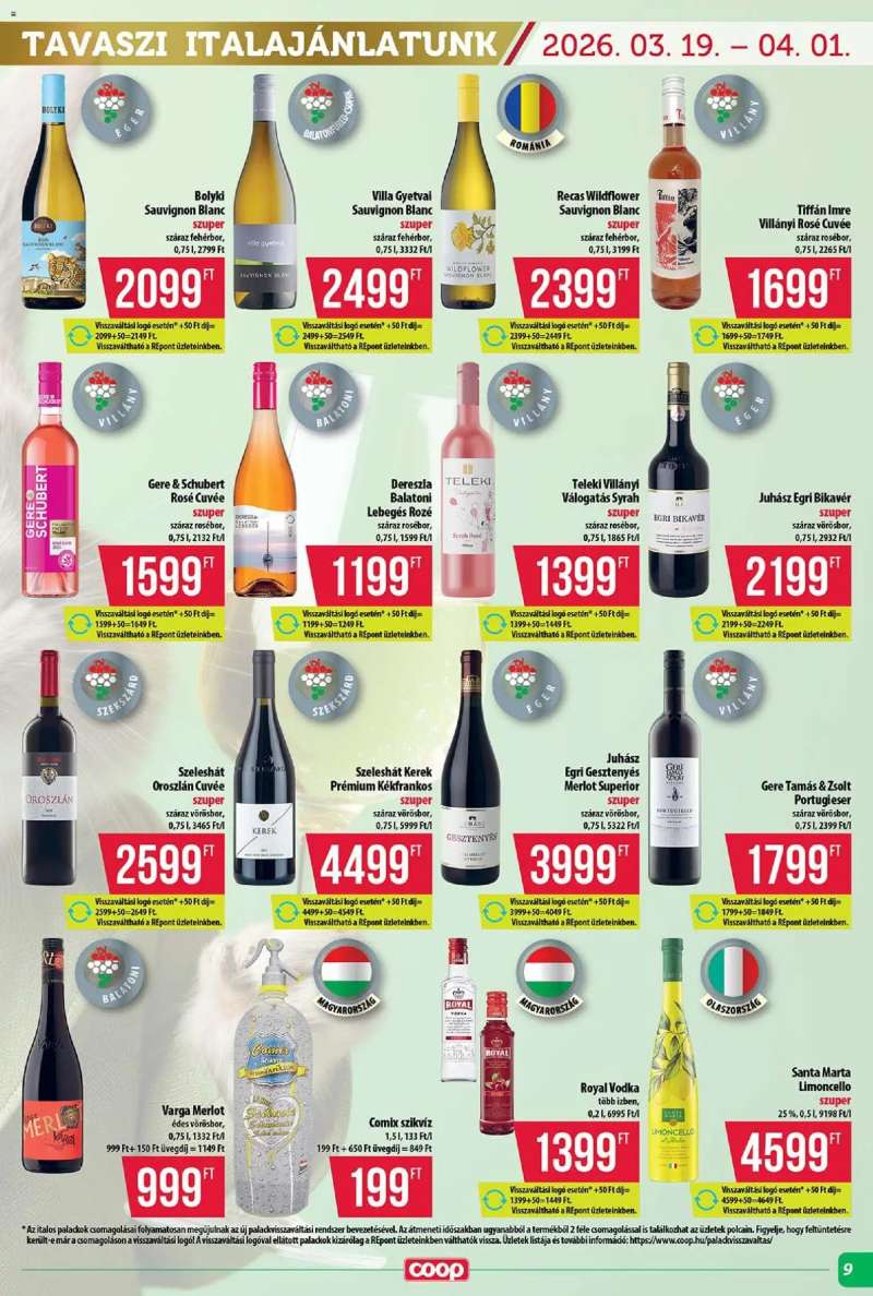 COOP COOP - Abc & Szuper / Tisza 9 oldal