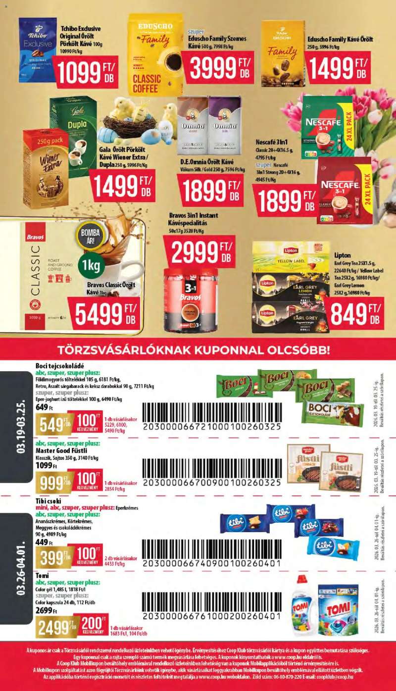 COOP COOP akciós újság 12 oldal