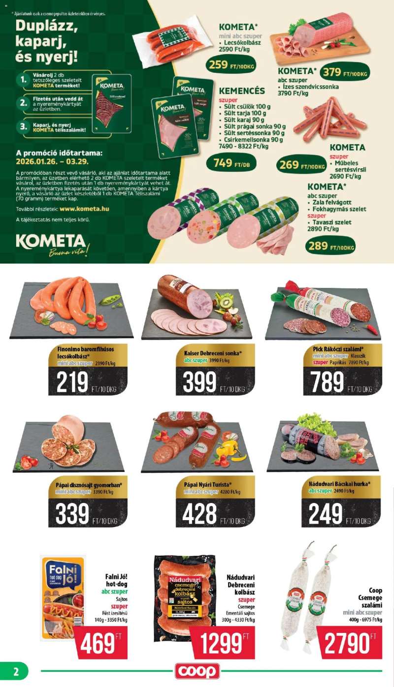 COOP COOP - Mini & Abc & Szuper / Mecsek 2 oldal