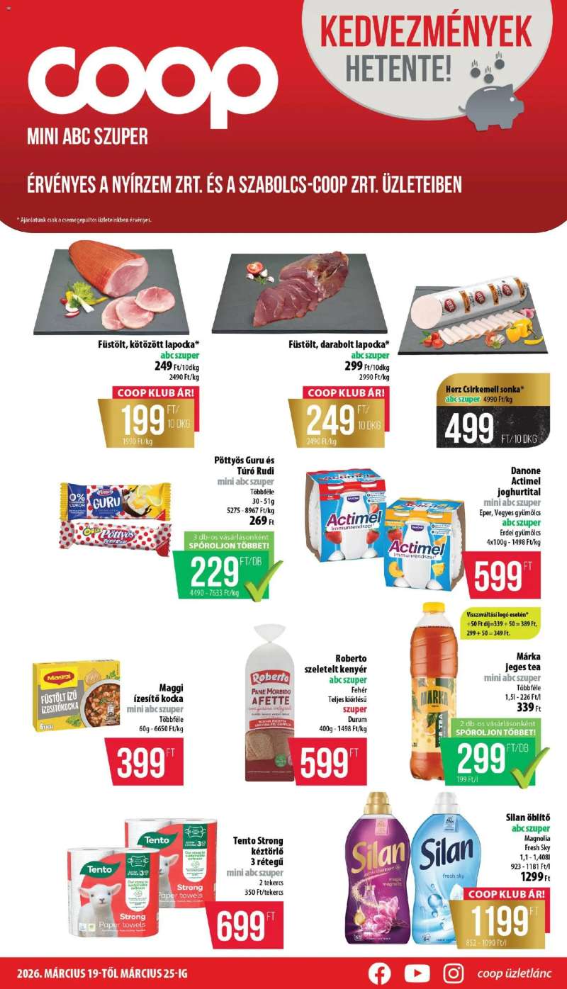 COOP COOP - Mini & Abc & Szuper / Nyírzem 1 oldal