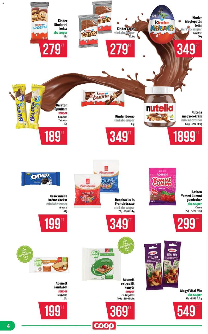 COOP COOP - Mini & Abc & Szuper / Nyírzem 4 oldal