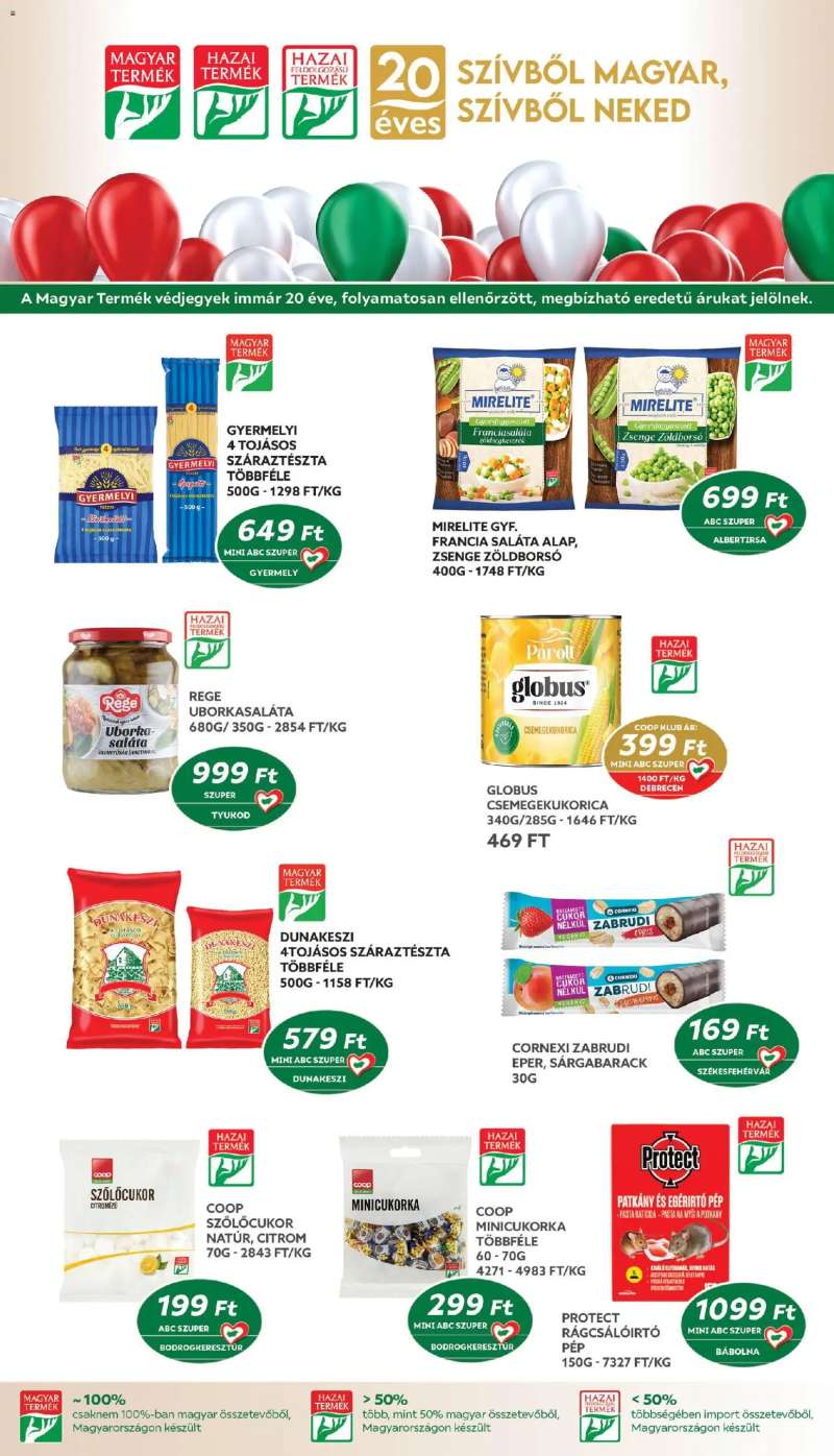 COOP COOP - Mini & Abc & Szuper / Nyírzem 8 oldal