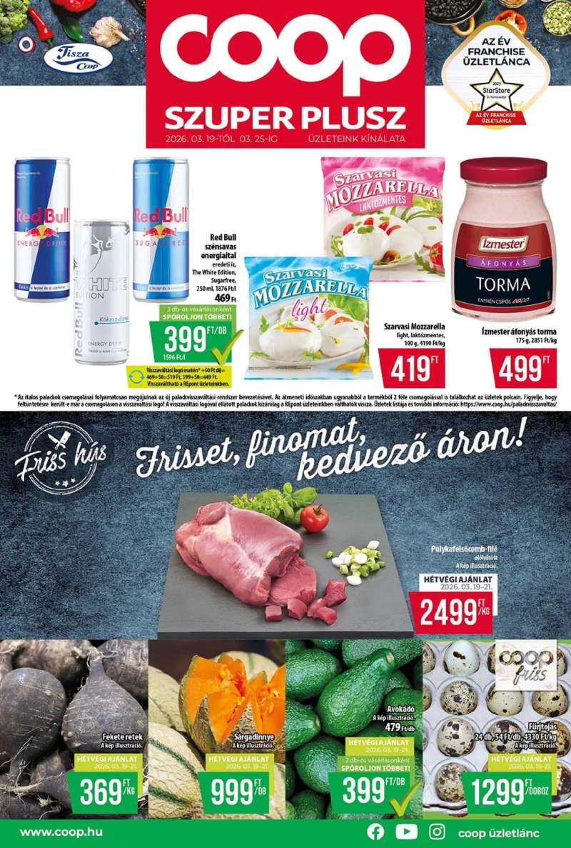 COOP COOP - Szuper Plusz / Tisza 1 oldal