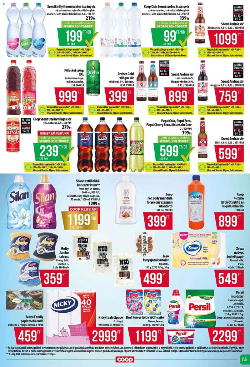 COOP COOP - Szuper Plusz / Tisza 15 oldal