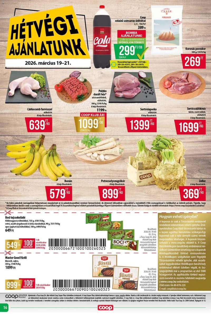 COOP COOP - Szuper Plusz / Tisza 16 oldal